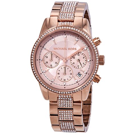 michael kors watch crystal|michael kors ritz watch.